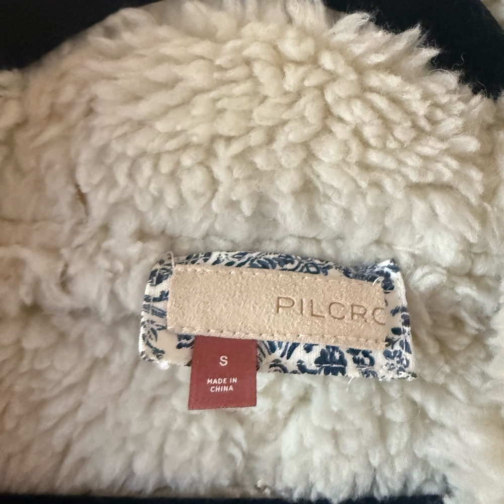 ANTHROPOLOGIE Pilcro Reversible Sherpa Coat - Picture 9 of 11